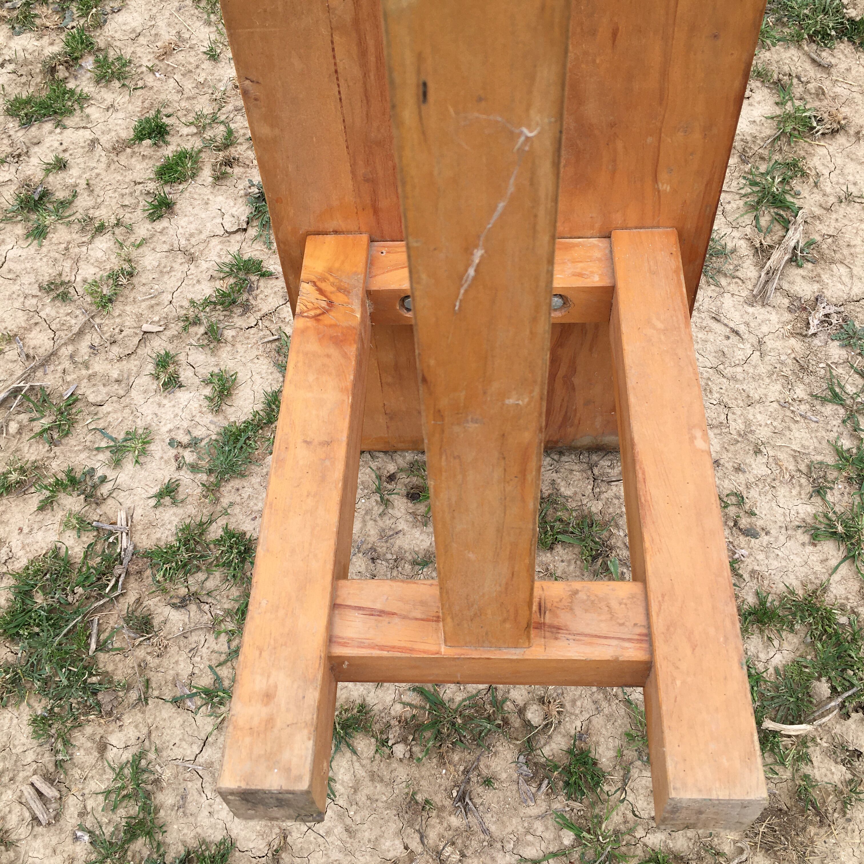 Cottage wooden bench