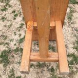 Cottage wooden bench