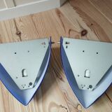 a pair of Ikea Kvintett wall lamps