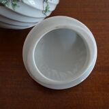 Théière chocolatière porcelaine Limoges Haviland - Sylvie roses - Tors