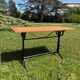 Vintage wooden bistro table