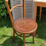 Vintage bistro chair by J-J Kohn