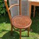 Vintage bistro chair by J-J Kohn