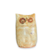 Vase pique fleur representing a sandstone owl, by Ginette and Edouard Solorzano