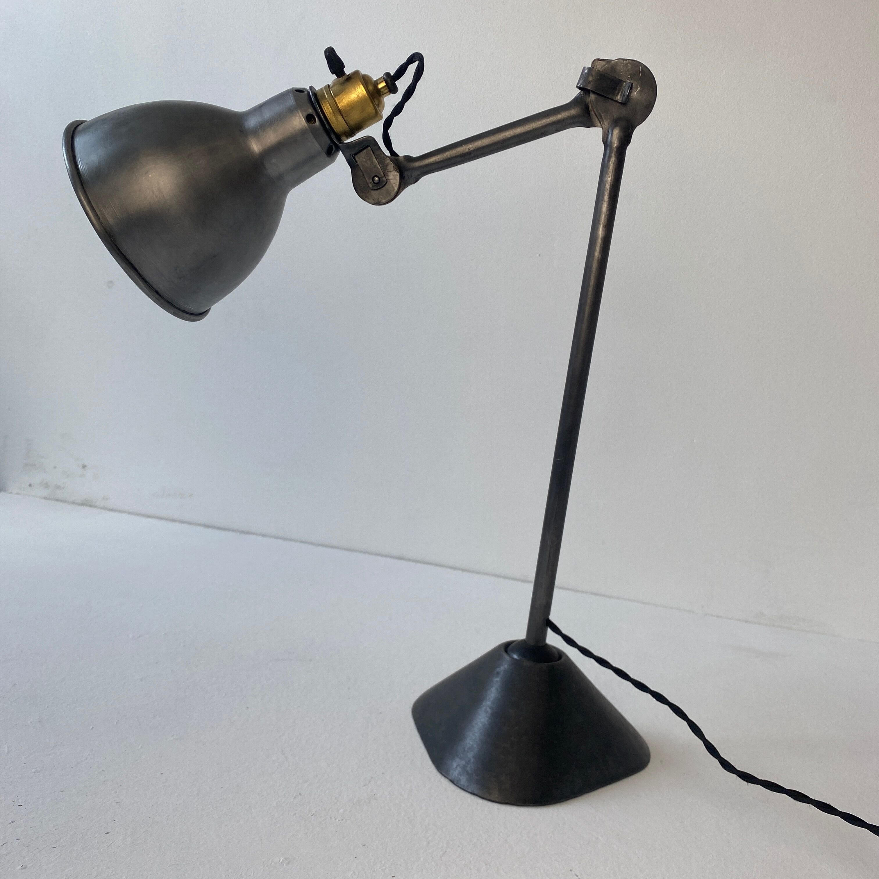 Ancienne lampe de bureau gras ravel  « gras s.d.g.d. » n° 205