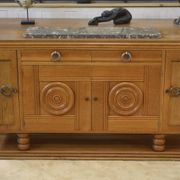 Oak buffet in the style of Charles Dudouyt, 1930s.