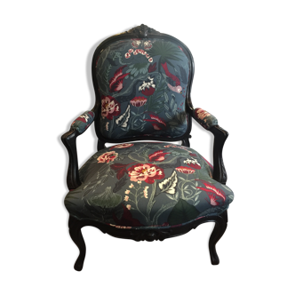 Fauteuil Napoléon III noir