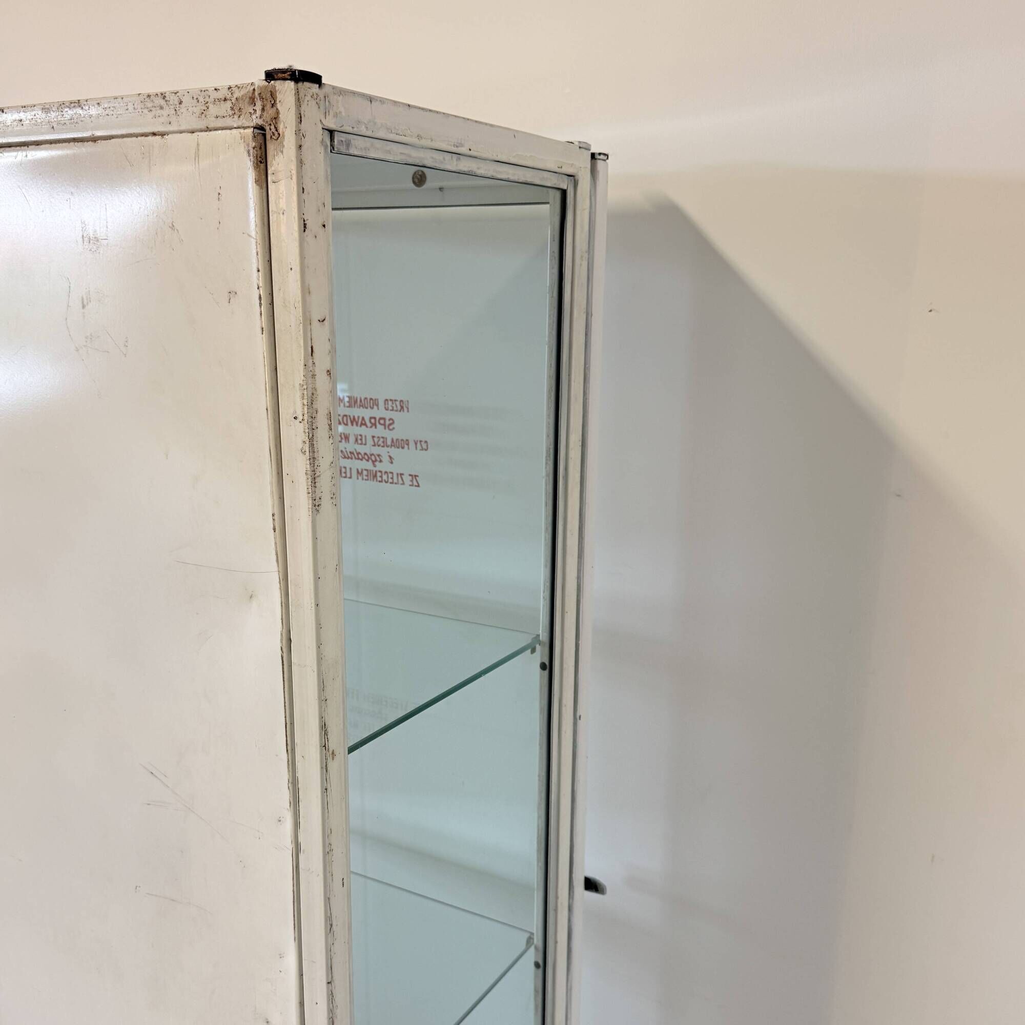 Mid-Century Polish Medical Display Cabinet, 1960s