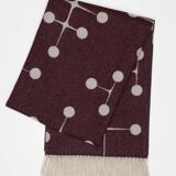 Eames Vitra Bordeaux and Beige Plaid