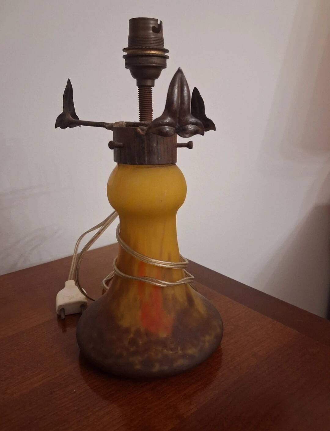 Pied de lampe Muller Frères authentique TBE
