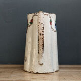 Flower pitcher in 19th century earthenware