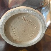 Ceramic vase signed capon