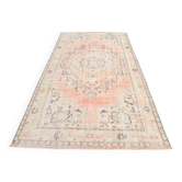 5x10 Long Wide Pale Red Oriental Pattern Persian Rug, 171x300Cm