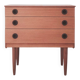 Renovated vintage English commode, 1950s-60s.