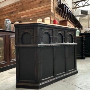 Patinated bar set from the early 20th century.