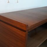 Old teak and glass showcase