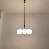 Brass Sputnik chandelier by Kaiser Leuchten