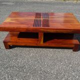 Exotic solid wood coffee table