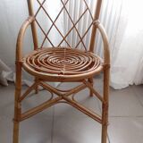 Vintage bamboo chair