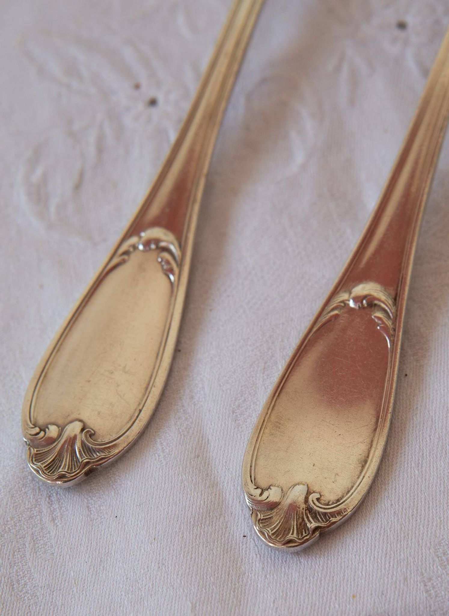 Suite de couverts ercuis pompadour pour 6 personnes