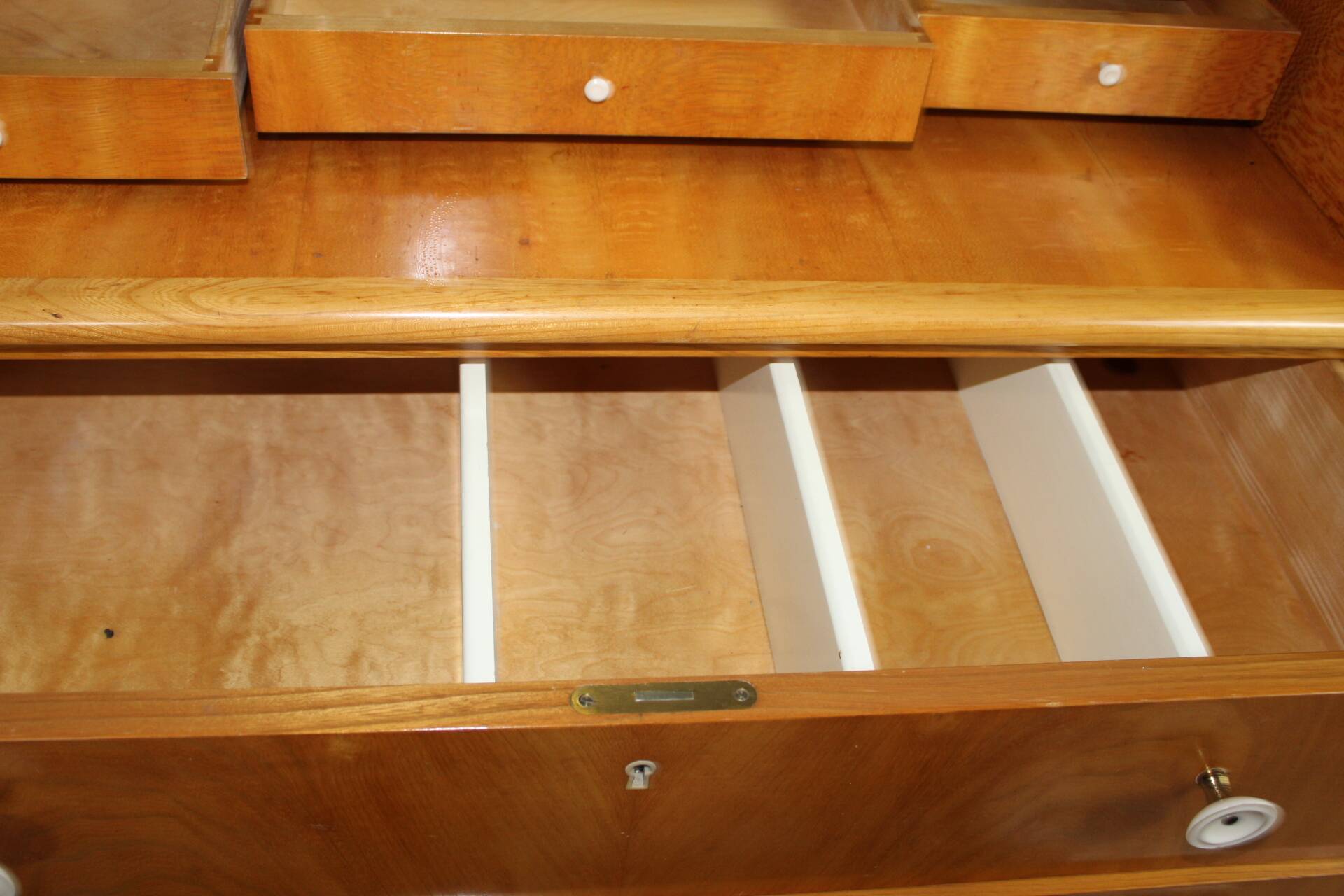 Teak roll-top desk – Sweden, 1960s