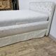 Vintage Upholstered Single Bed with Mattress and Frame 100x190 cm, 60s/70s
