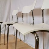 Trio de chaises Campus Lammhults Suède 1990