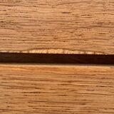 Chest of drawers feet compass raw wood 1950