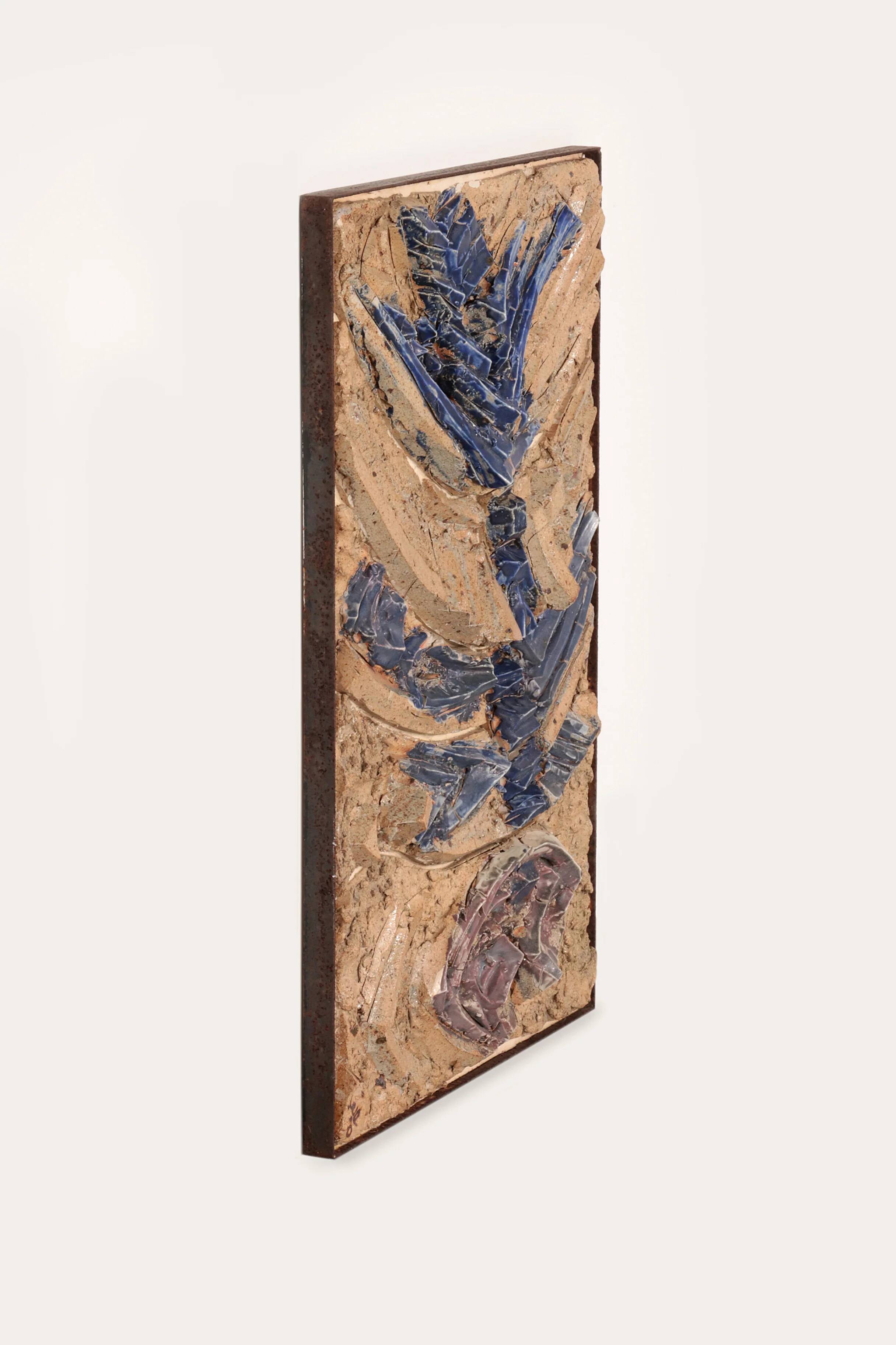 Very rare and large wall tile from Tue Poulsen 1970