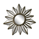 Mirror shape sun with parecloses of mirrors