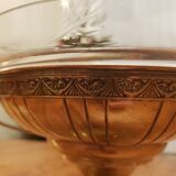 Art Deco brass cup and engraved cup
