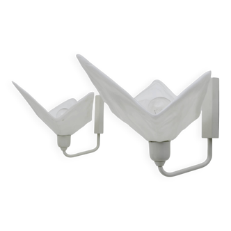 Pair of Murano Glass Wall Lamps by La Murrina, 1980