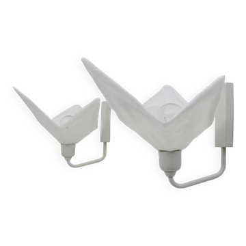 Pair of Murano Glass Wall Lamps by La Murrina, 1980