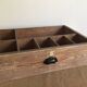 Drawer of an old craft cabinet
