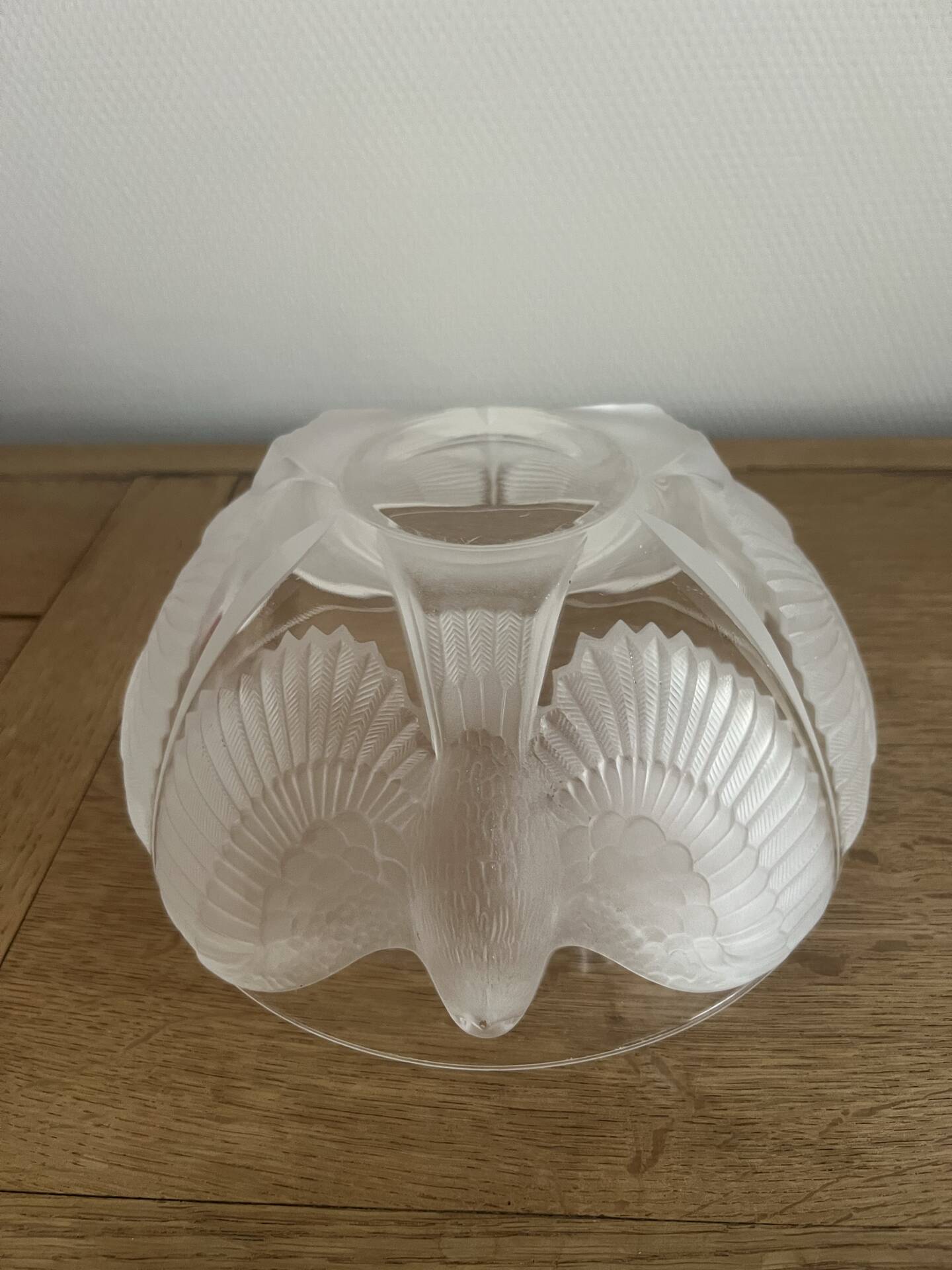 Crystal salad bowl JG Durand model Paloma