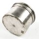 Eclectic pill box, silver-plated brass, Poland, 19th century
