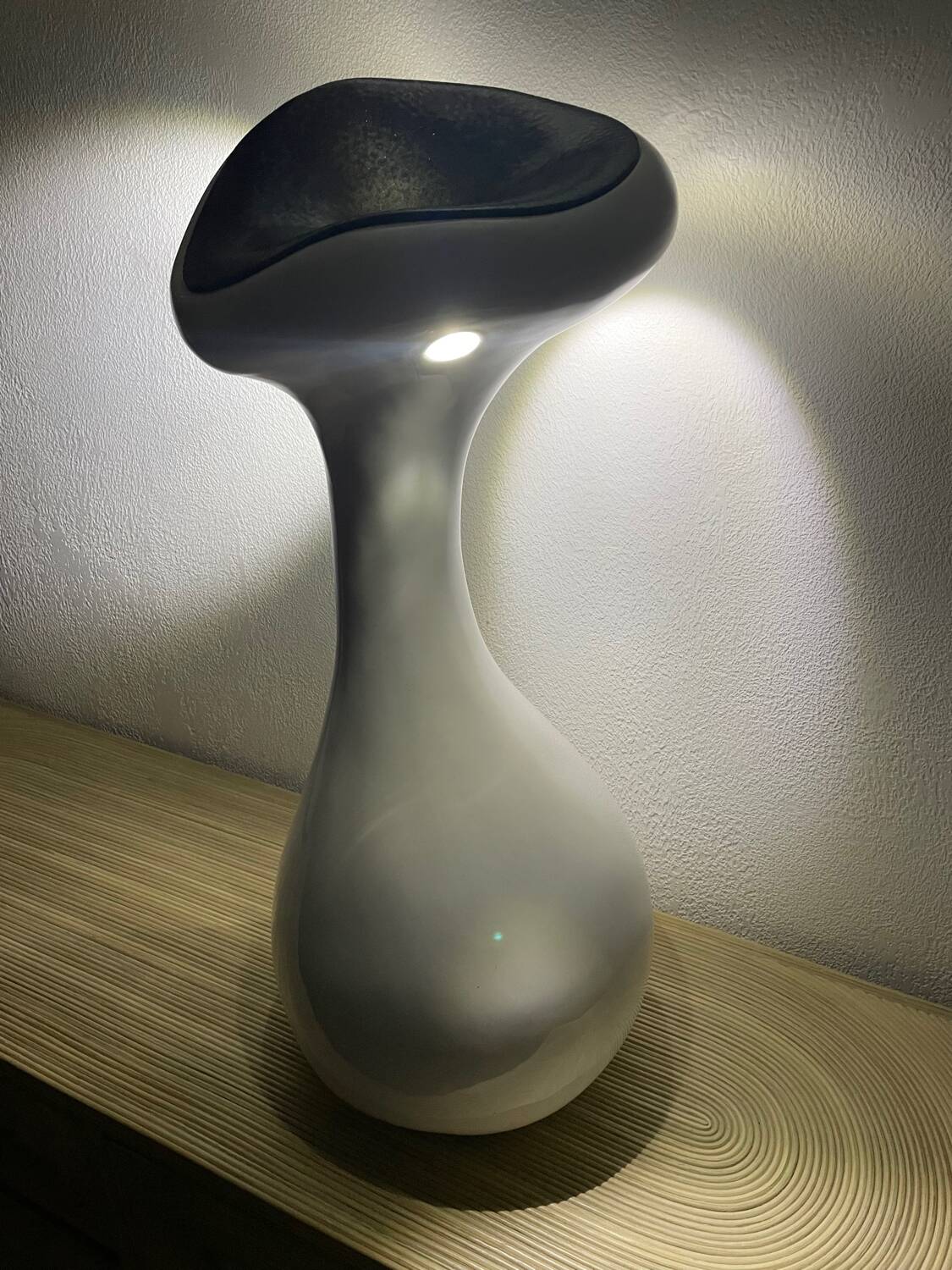 Lampe céramique année 80