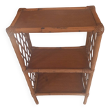 Vintage rattan shelf