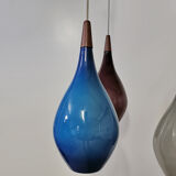 Scandinavian blown glass hanging Holmegaard 1960