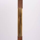 Floor lamp Charlotte Wawer parchment Shade Brass details 1950s Germany