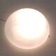 Opaline suede globe ceiling or wall light. 30 cm - mid-20th century