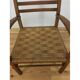 Rope and wood vintage armchair 50s