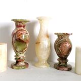 Set of onyx vases