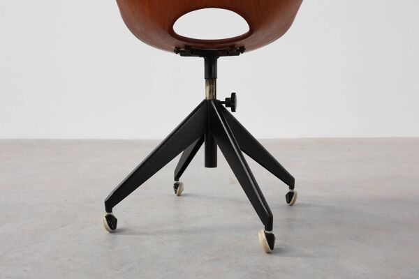Chaise de bureau Medea de Vittorio Nobili pour Fratelli Tagliabue, Italie 1950
