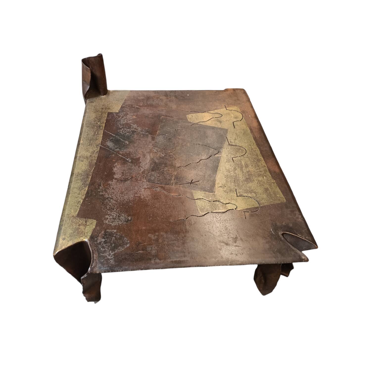 Coffee table signed Jean Jacques ARGUEYROLLES