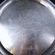 Solid silver tray signed Sazikov Russian wedding dish from 1868