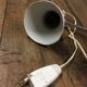 Lampe vintage blanche
