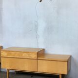 Furniture TV/hifi enfilade vintage door flap 1950 1960 retro