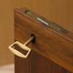 Scandinavian two bay rosewood free-standing wall unit