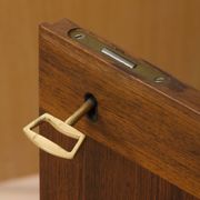 Scandinavian two bay rosewood free-standing wall unit